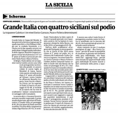 La Sicilia: Coppa Del Mondo Legnano